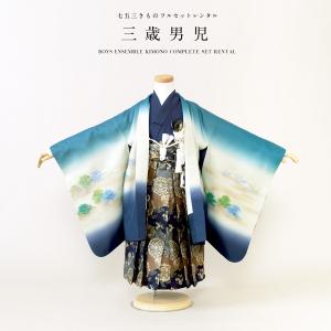 SOUBIEN（創美苑） レンタル 七五三 女の子 3歳 着物 被布 フルセット