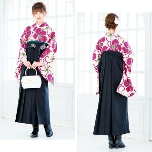 レンタル 卒業式 袴 女性 袴セット 赤紫 パ...の詳細画像1