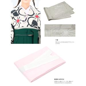 レンタル 卒業式 袴 女性 袴セット 黒 ブラ...の詳細画像3