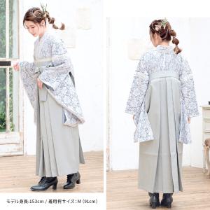 レンタル 卒業式 袴 女性 袴セット ブルー ...の詳細画像1