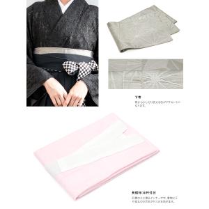 レンタル 卒業式 袴 女性 袴セット 黒 ブラ...の詳細画像3