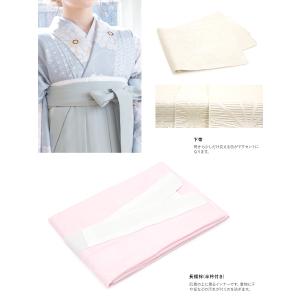 レンタル 卒業式 袴 女性 袴セット 水色 灰...の詳細画像3