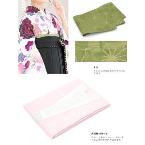 レンタル 卒業式 袴 女性 袴セット 白 ホワ...の詳細画像3