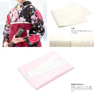 レンタル 卒業式 袴 女性 袴セット 黒 ブラ...の詳細画像2