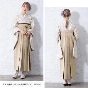 レンタル 卒業式 袴 女性 袴セット 白系 ア...の詳細画像1