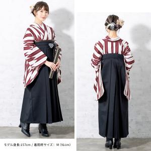 レンタル 卒業式 袴 女性 袴セット 赤 白 ...の詳細画像1