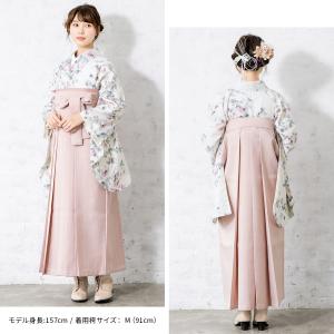 レンタル 卒業式 袴 女性 袴セット 白 ホワ...の詳細画像1