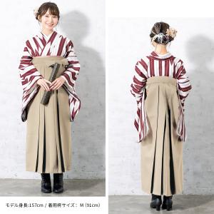 レンタル 卒業式 袴 女性 袴セット 赤 白 ...の詳細画像1
