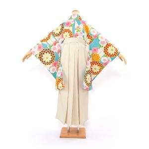 レンタル 卒業式 袴 女性 袴セット 水色 ブ...の詳細画像1
