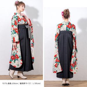 レンタル 卒業式 袴 女性 袴セット アイボリ...の詳細画像1