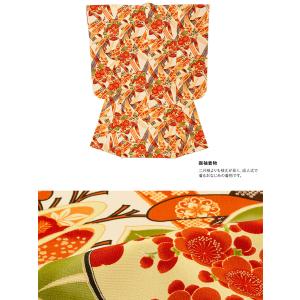 レンタル 卒業式 袴 女性 袴セット オレンジ...の詳細画像2