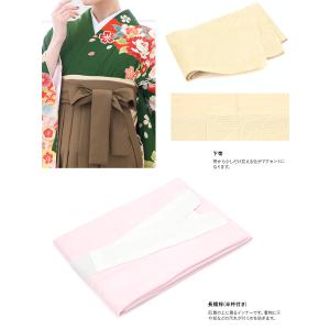 レンタル 卒業式 袴 女性 袴セット 緑 グリ...の詳細画像3