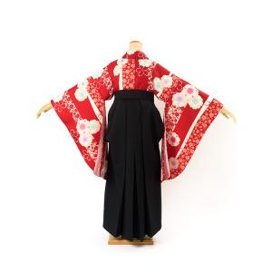 レンタル 卒業式 袴 女性 袴セット 赤 レッ...の詳細画像1