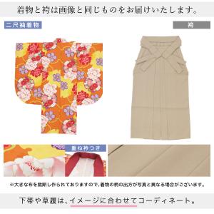 レンタル 卒業式 袴 女性 袴セット 着物セッ...の詳細画像3