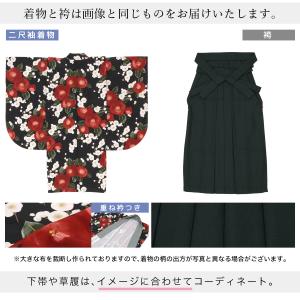 レンタル 卒業式 袴 女性 袴セット 着物セッ...の詳細画像3