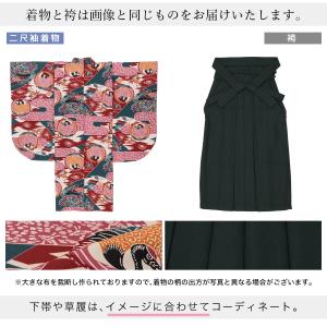 レンタル 卒業式 袴 女性 袴セット 着物セッ...の詳細画像3