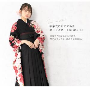 レンタル 卒業式 袴 女性 袴セット 着物セッ...の詳細画像1