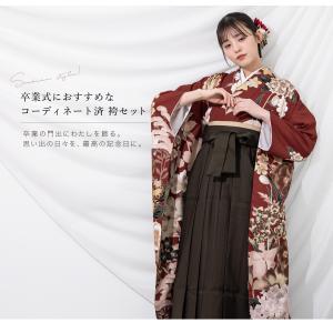 レンタル 卒業式 袴 振袖 女性 袴セット 着...の詳細画像1