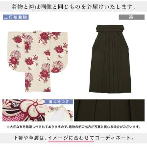 レンタル 卒業式 袴 女性 袴セット フルセッ...の詳細画像3