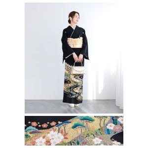 レンタル 黒留袖 フルセット 結婚式 着物 黒...の詳細画像3