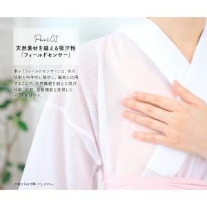 半襦袢 夏用 絽 浴衣 東レ 肌着 レディース...の詳細画像1