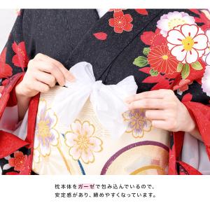 帯枕 ガーゼ ガーゼ付き 蛤型 はまぐり型 変...の詳細画像4