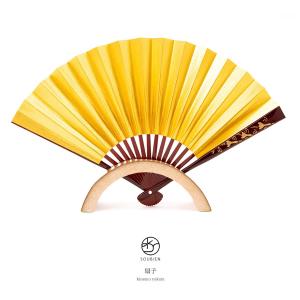 SOUBIEN（創美苑） 扇子 黒 金銀 グラデーション 牡丹 ぼたん 花