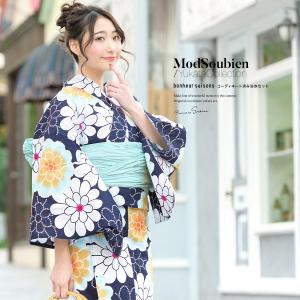 SOUBIEN（創美苑） 浴衣 レディース 単品 bonheur saisons ボヌール