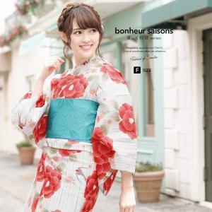 bonheur saisons（ボヌールセゾン） 浴衣 レディース 3点セット （浴衣