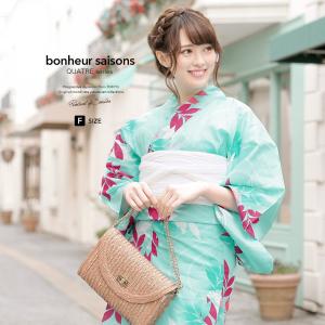 bonheur saisons（ボヌールセゾン） 浴衣 セット レディース 浴衣