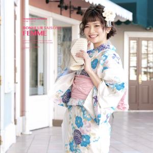 浴衣 レディース 3点セット 浴衣/半幅帯/下駄 ブランド 乃木坂46 白石