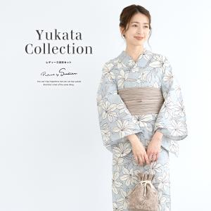 SOUBIEN（創美苑） 浴衣 セット レディース 浴衣セット 半幅帯 大人 3