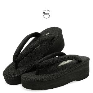 SOUBIEN（創美苑） 草履 レディース 菱屋 カレンブロッソ 黒 ブラック