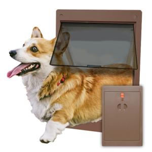 DIY用 ペットドア PD-250 MB パネル付き 犬猫用 ブラウン 犬猫出入り口