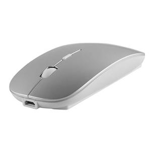 USB ワイヤレス+Bluetooth 5.0 マウス デュアルモード 薄型 静音 充電式 無線 光学式 ブルートゥースマウス 800/1200