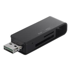 BUFFALO 高速カードリーダー/ライター どっちもUSBコネクター搭載モデル