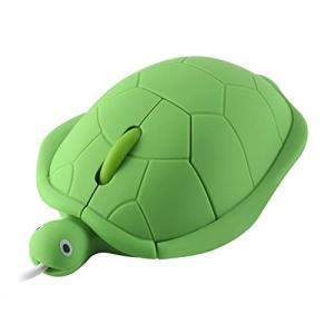 有線マウス 中型 かわいい亀型マウス かわいい動物のカメの形 USB有線マウス 光学式 ポータブルマウス PC/ノートパソコン/コンピューター用