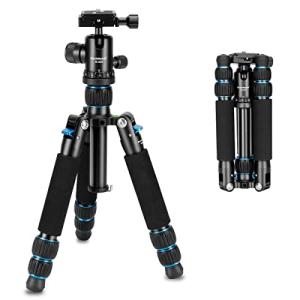 Koolehaoda ミニ三脚 カメラ三脚 アルミ合金 コンパクト旅行三脚 自由雲台付き 3段調整 最大63.5CM 荷重10kgデジタルカメラ