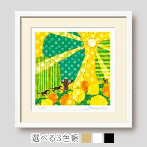 田中幸一 森の中の白馬 絵画 油絵 馬 インテリア 一点物 プレゼント