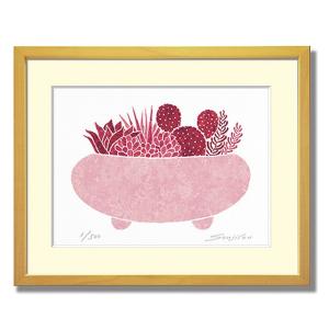 絵画 アート インテリア 壁掛け 版画 おしゃれ ギフト 額入り 小さい絵