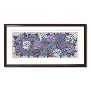 絵画 花の絵 インテリア 壁掛け 版画 横長 風水 黄色 玄関 おしゃれ 額