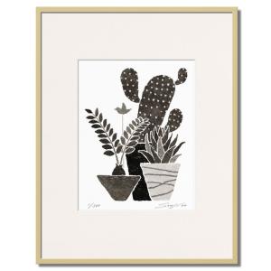 宮澤賢治 版画 雨ニモマケズ RAIN 額 全文 木版画家 大場冨生 グッズ