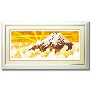 Sale【ART】土屋茂真筆(赤富士)6号 絵画 油絵 赤富士 （土屋茂） F6号 【肉筆】【油絵】【富士】【6