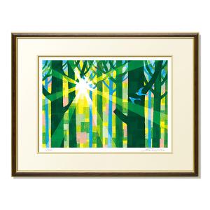 絵画 花の絵 インテリア 壁掛け 版画 玄関 おしゃれ 額入り/絵画