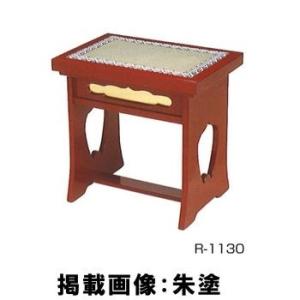 内陣用椅子うぐいす 朱塗・R-1130　[ゴザ付]