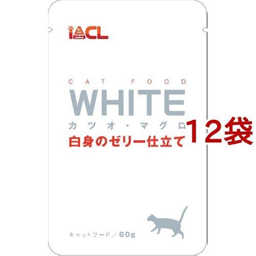 ホワイト カツオ・マグロ 白身のゼリー仕立て ( 60g*12コセット )/ ホワイト(ペットフード...