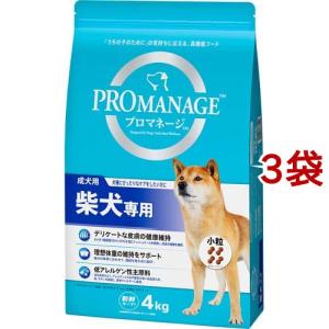 プロマネージ 柴犬専用 成犬用 ( 4kg )/ ドッグフード ) : 爽快