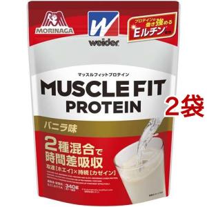 ウイダー マッスルフィットプロテイン バニラ味 ( 340g*2コセット )/ ウイダー(Weider)｜soukai