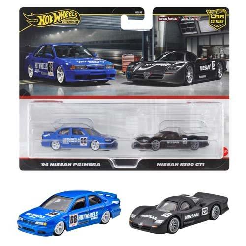 ホットウィール プレミアム 日産R390 GT1 &amp; '94 日産プリメーラ HRR74 ( 1セッ...