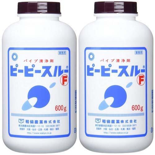 パイプ清浄剤 ピーピースルーF ( 600g*2コセット )